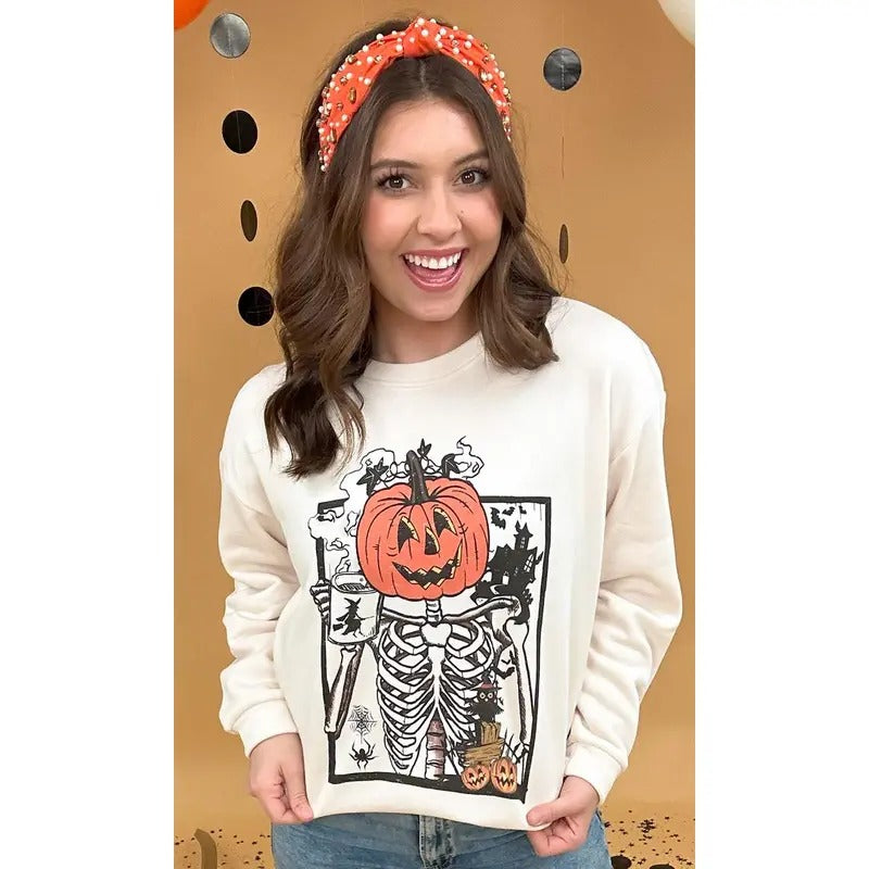 Scary Skeleton Graphic Sweatshirt T-Shirts, Hoodie | UrbanDripWear.com