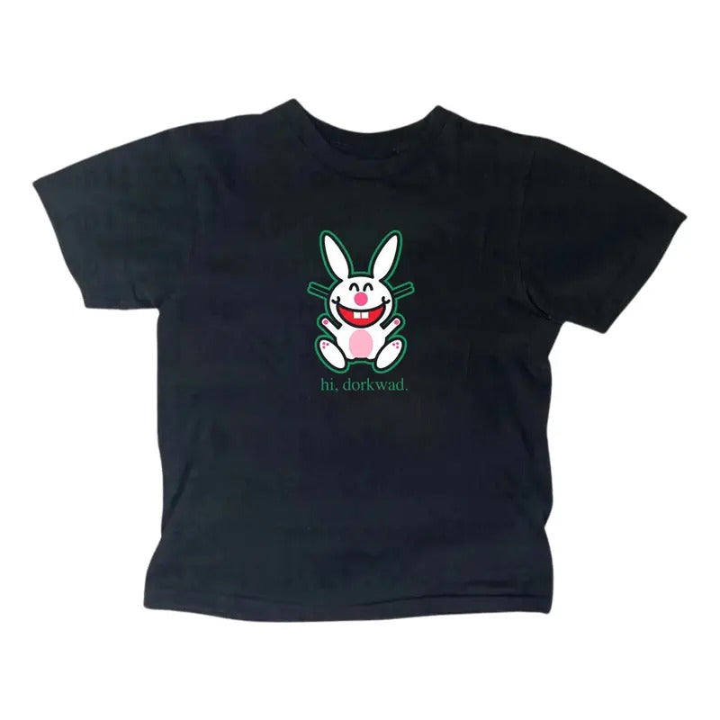 Scene Clothing Happy Bunny Baby Tee Gothic Emo Girl Top Women's Casual Short Sleeve Cotton T-Shirt for Summer Women...