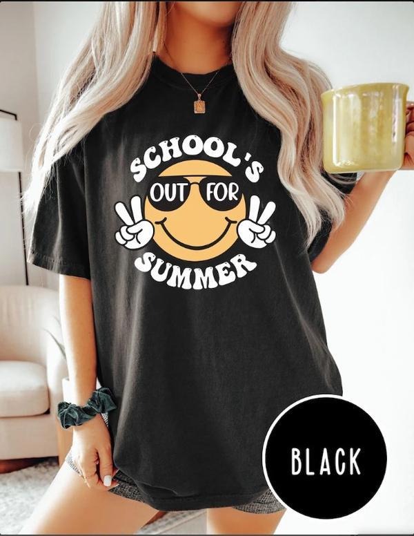 School's Out For Summer Shirt, Teacher Summer Shirt, Happy Last Day Of School Shirt Hoodie, Sweatshirt | UrbanDripWear.com