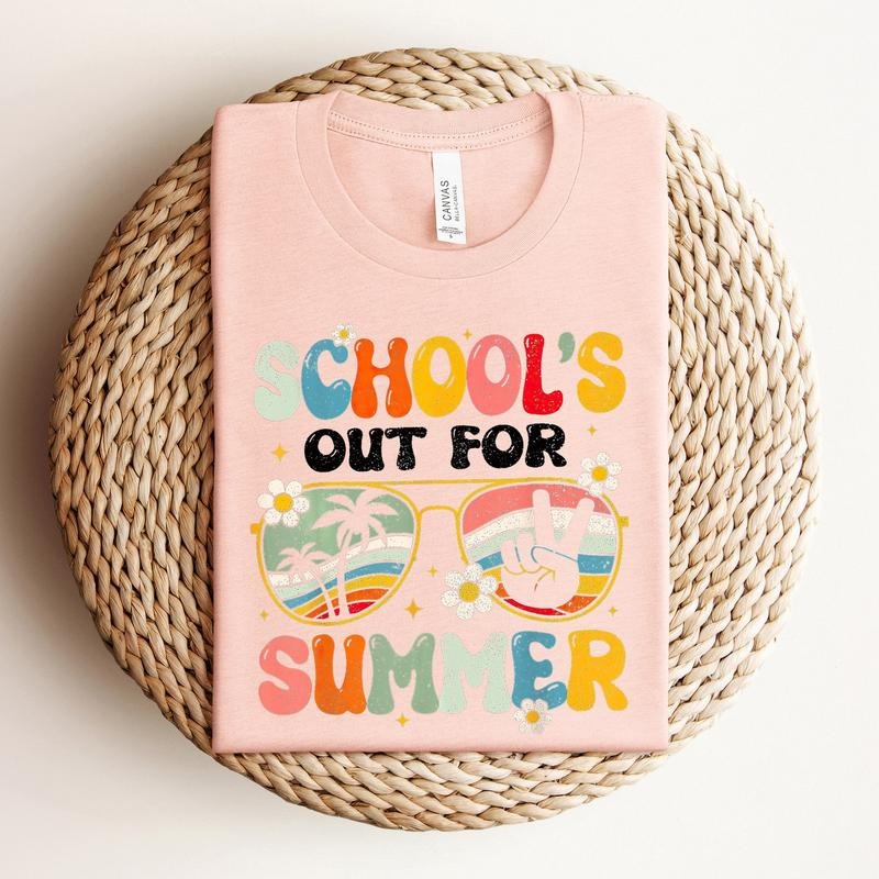 Schools Out For Summer Shirt, Happy Last Day Of School, Summer Holiday, End Of the School Year Shirt, Classmates Matching...