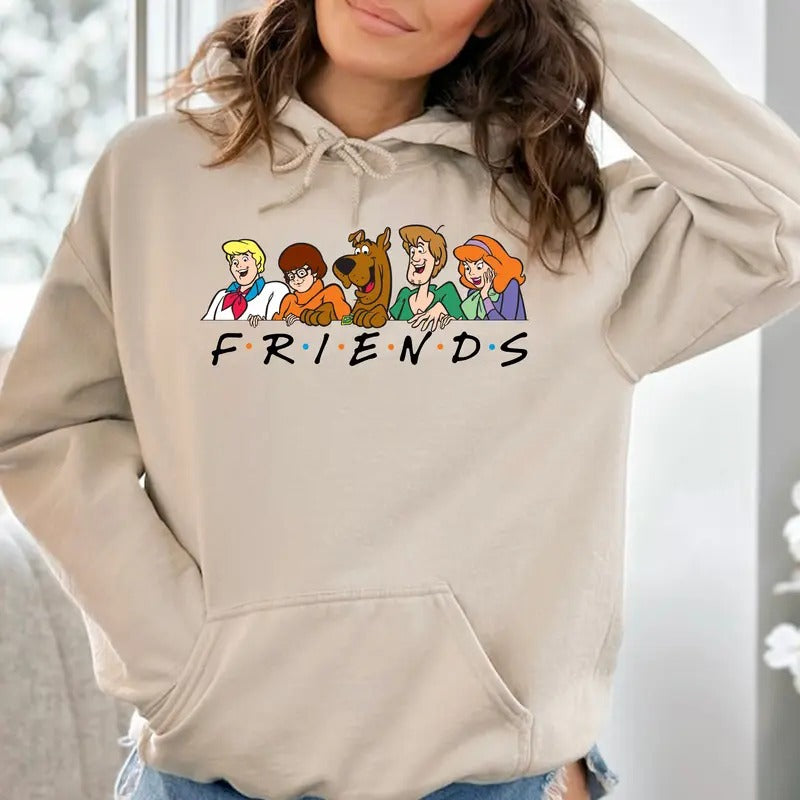 Scooby Doo Friend Shirt, Spooky Tee Shirt, Scary Halloween Sweatshirt, Retro Scooby Doo T-Shirt Hoodie | UrbanDripWear.com
