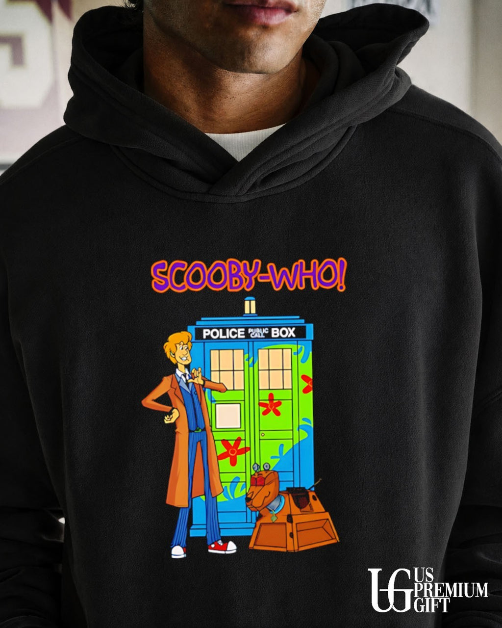 Scooby Who Police Public Call Box shirt