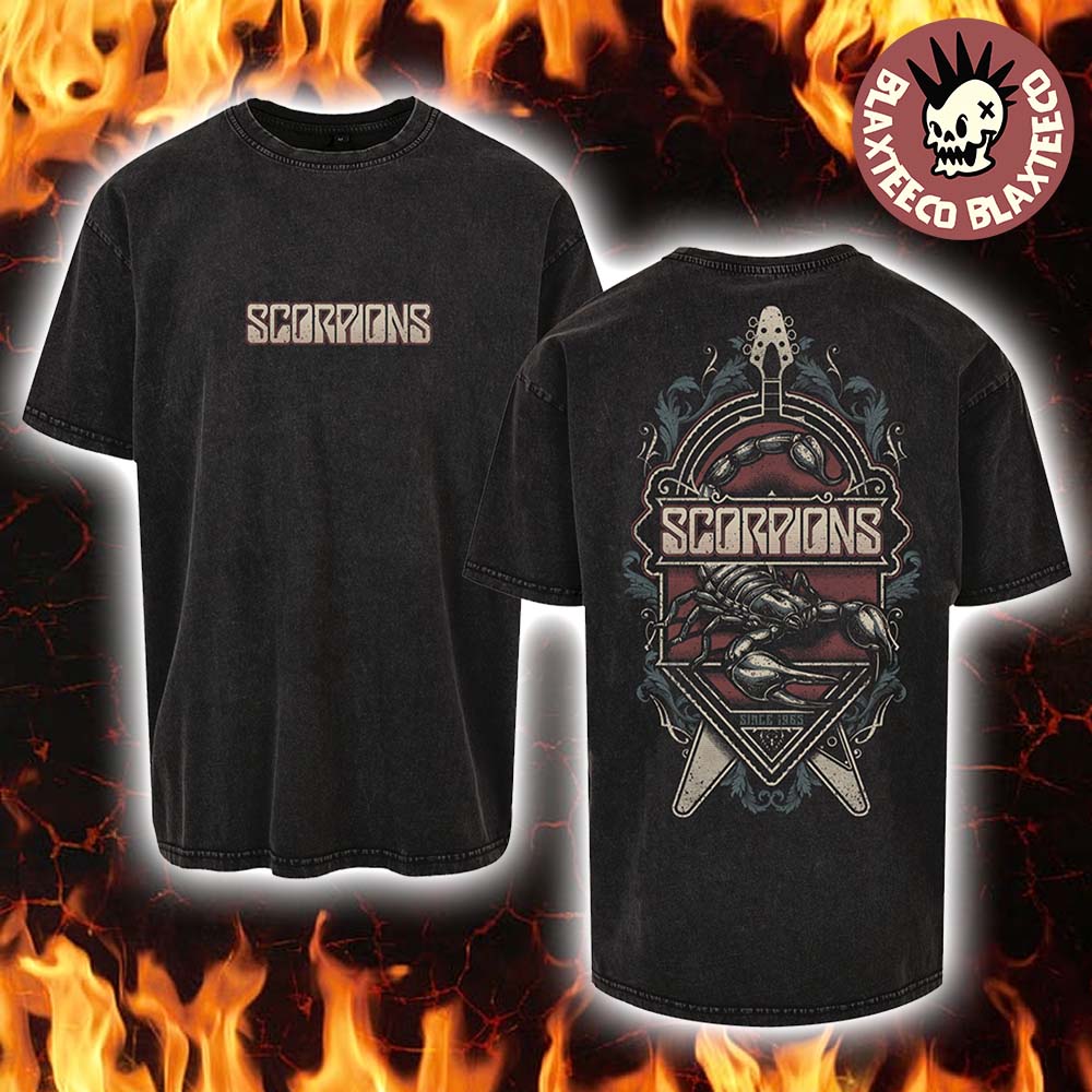 Scorpions Coming Home Live Exclusive Bundle Washed T-Shirt