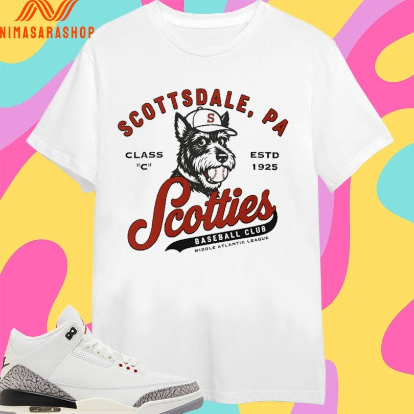 Scottsdale Pa Scotties Baseball Club Middle Atlantic League Class C Estd 1925 Shirts
