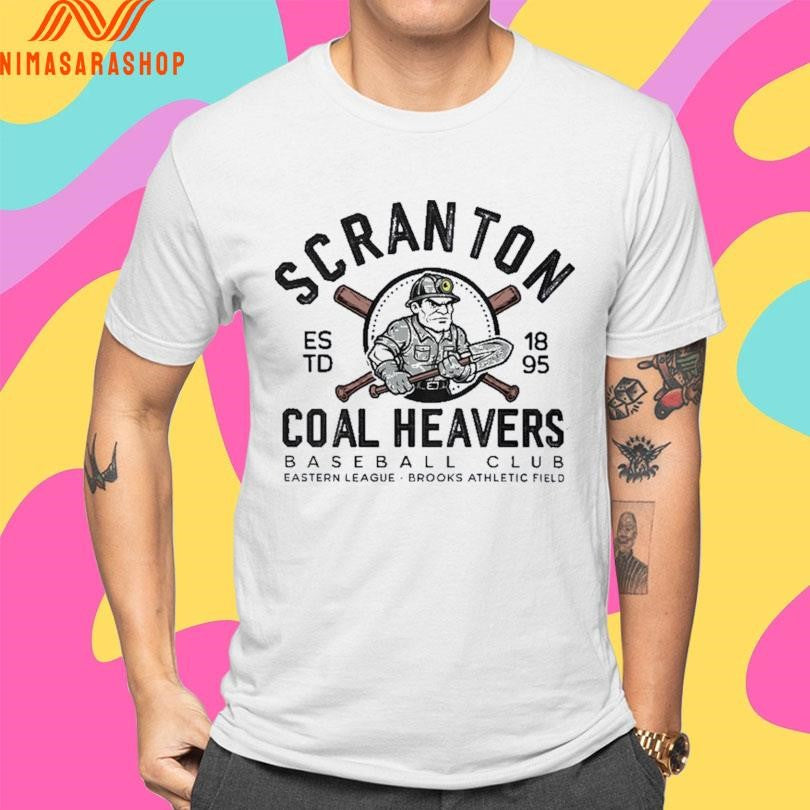 Scranton Coal Heavers Baseball Club Estd 1895 Eastern League Brooks Athletic Field Shirts