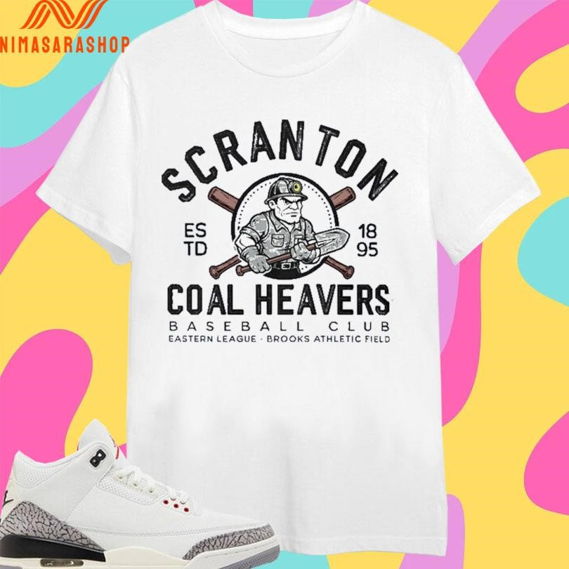 Scranton Coal Heavers Baseball Club Estd 1895 Eastern League Brooks Athletic Field Shirts