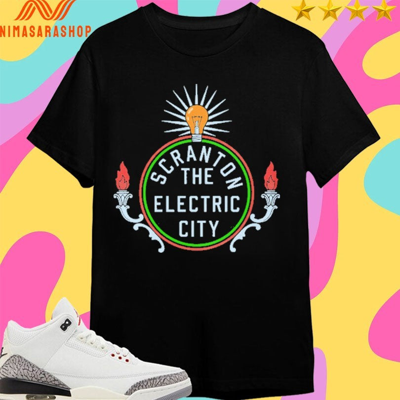 Scranton The Electric City Logo Shirts