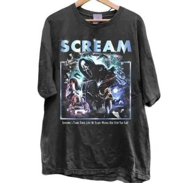 Scream Movie T shirt Scream Vintage Halloween Tshirt Scream Shirt scream movie t shirt Gift Tee for Men Women Unisex T...