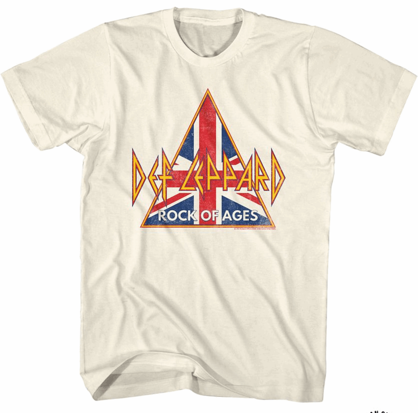 Def Leppard British Rock Of Ages Official T-Shirt