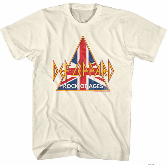 Def Leppard British Rock Of Ages Official T-Shirt