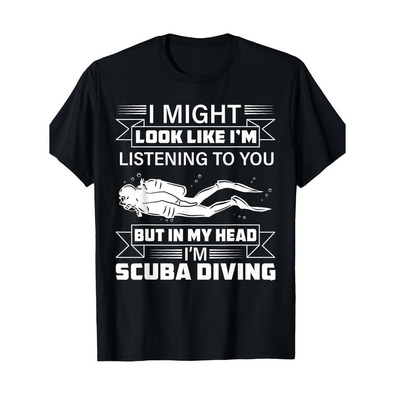 Scuba Diving Ocean Swimmer Lover Underwater Diver T-Shirt 100% Cotton - Made in USA Hoodie, Sweatshirt | UrbanDripWear.com