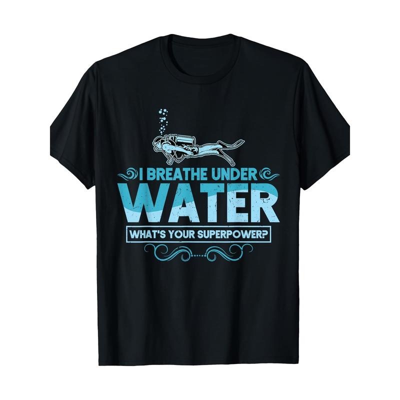 Scuba Diving Shirt Men Women Scuba Diver Gift Ocean Lover T-Shirt 100% Cotton Made in USA Hoodie, Sweatshirt