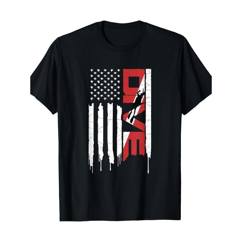 Scuba Diving T-Shirt-DIVE T-Shirt 100% Cotton Made in USA Hoodie, Sweatshirt | UrbanDripWear.com