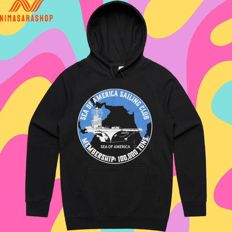 Sea Of America Sea Of America Sailing Club Membership 100,000 Tons Shirts