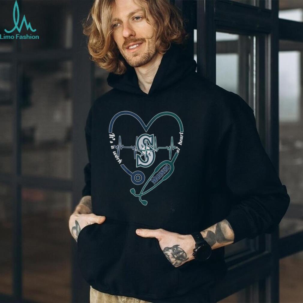Seattle Mariners Baseball Heartbeat Stethoscope Nurse Appreciation T Shirt