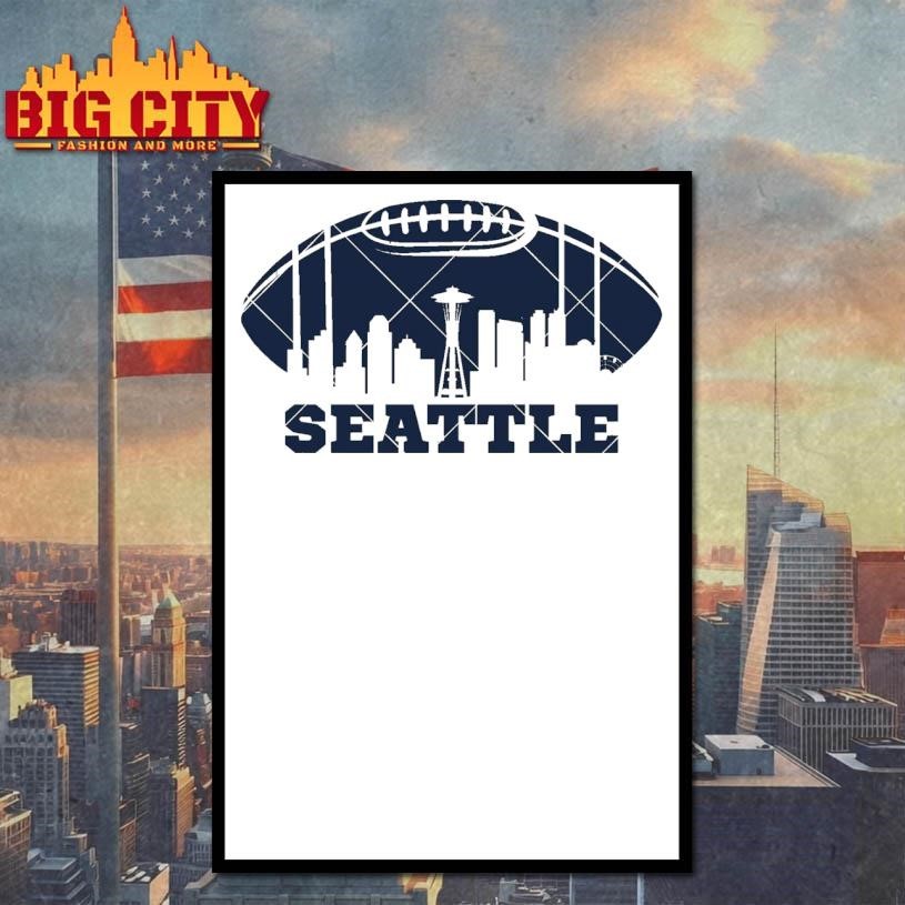Seattle football Skyline Shirt