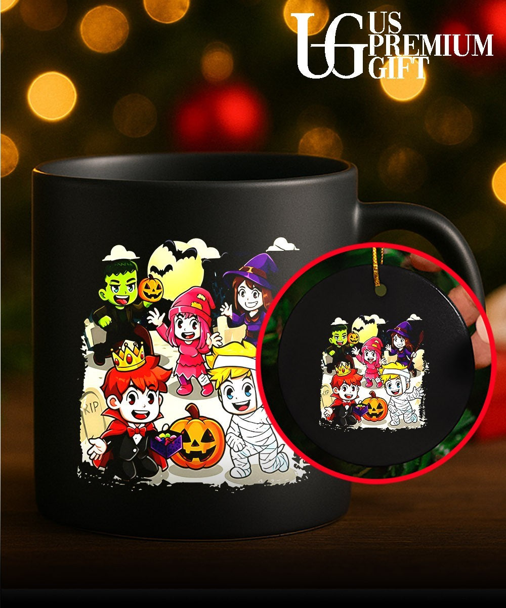 Semlaki and Ukri Halloween chibi shirt