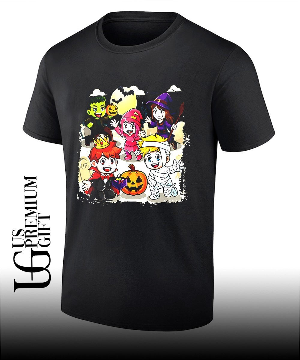 Semlaki and Ukri Halloween chibi shirt