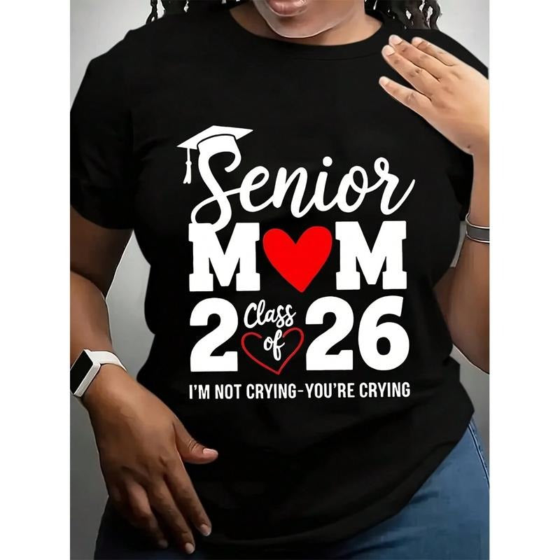 Senior Mom 2026 Shirt, Class Of 2026 Mom Shirt, Graduation 2026 Shirt, Graduate Mom Tshirt, Class Of 2026 Gifts, Senior...
