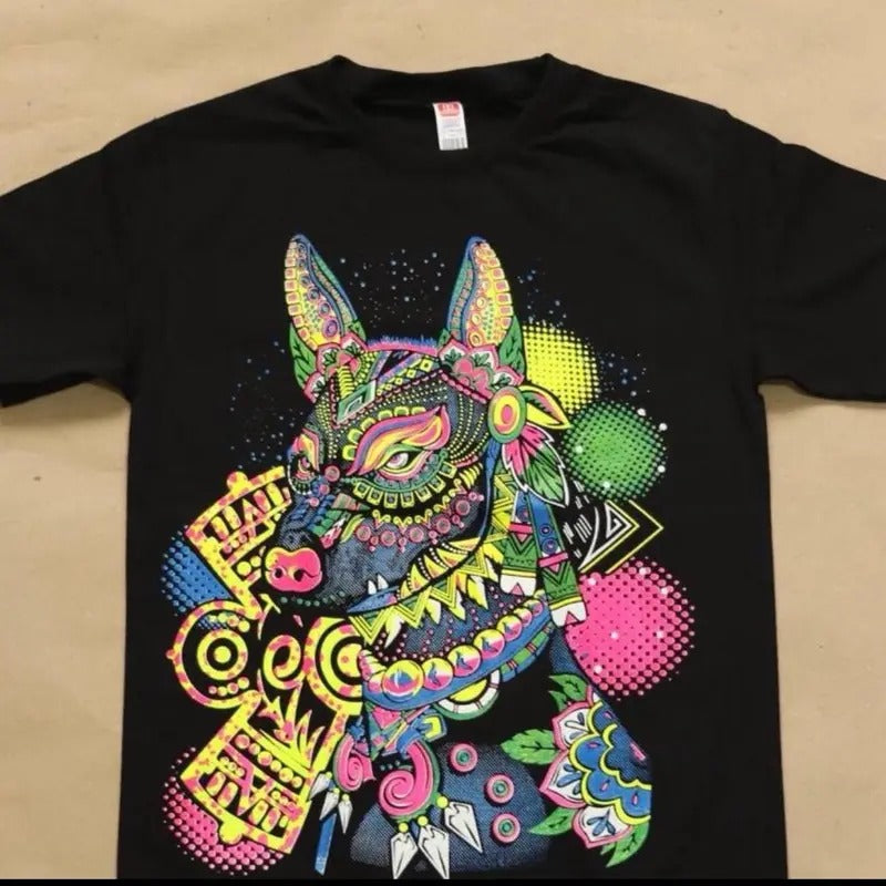 Set of 3 different shirts that glow in dark with NEON LIGHTS. Size small all 3 Hoodie, Sweatshirt | UrbanDripWear.com