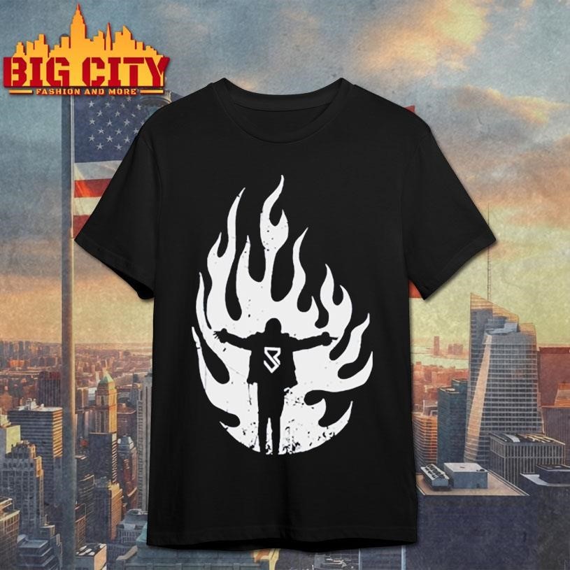 Seth rollins flames shirt