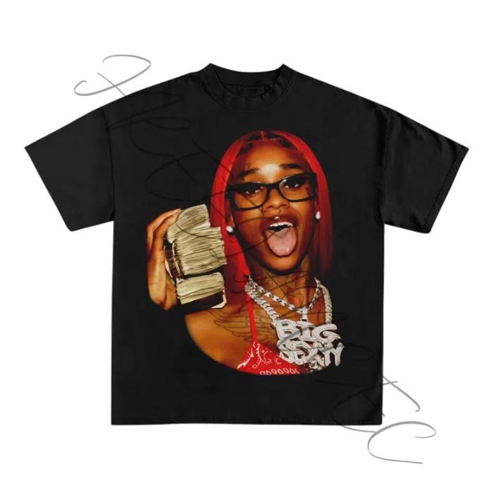 Sexyy Red shirt Red 4 President Rapper shirt concert tee Hoodie, Sweatshirt | UrbanDripWear.com