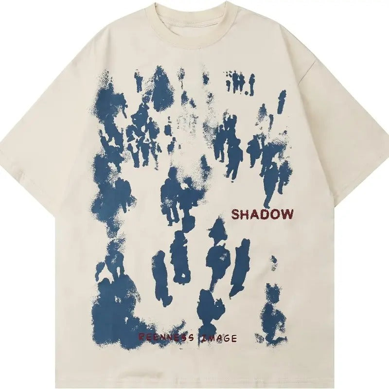 Shadow Reenness Image Graphic Tees Unisex Graffiti Print Shirts Inkjet Hoodie, Sweatshirt | UrbanDripWear.com