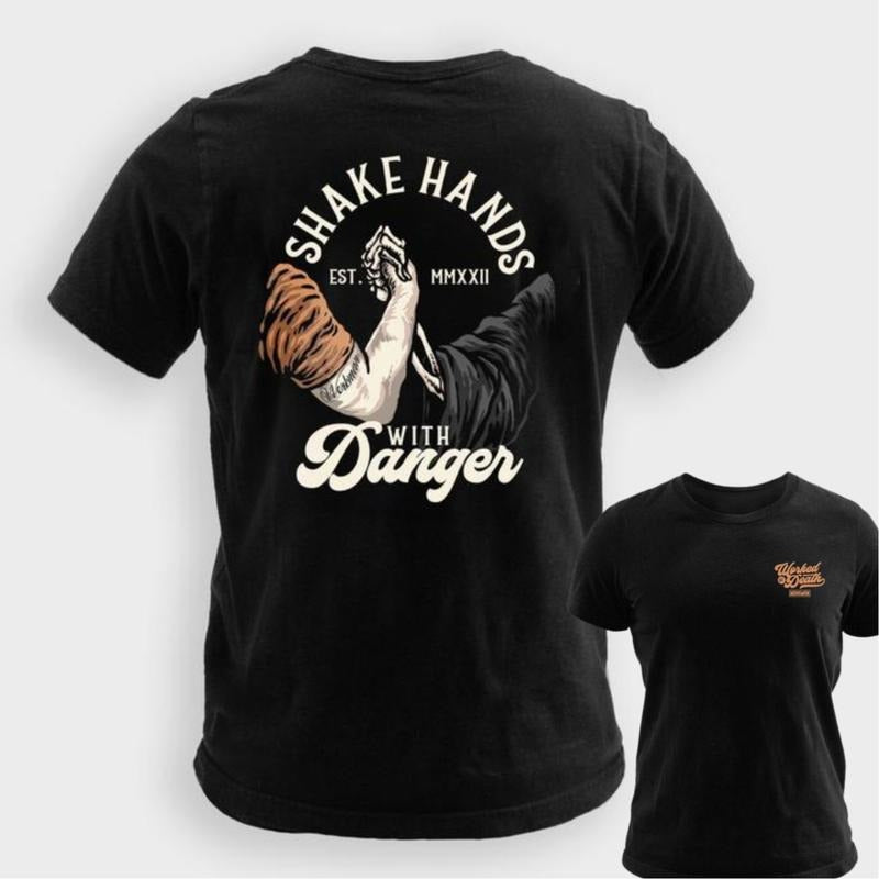 Shake Hands With Danger - T-Shirt DRG wompwompmrcomershirt Hoodie, Sweatshirt | UrbanDripWear.com