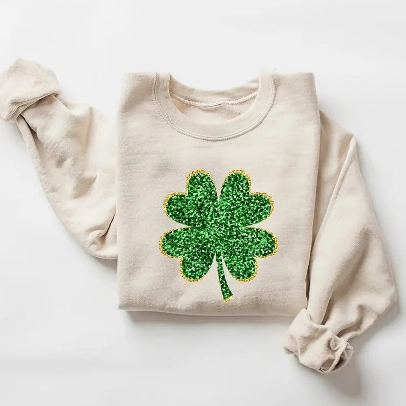 Shamrock Happy Patrick's Day Sweatshirt and Hoodie, T-Shirt | UrbanDripWear.com