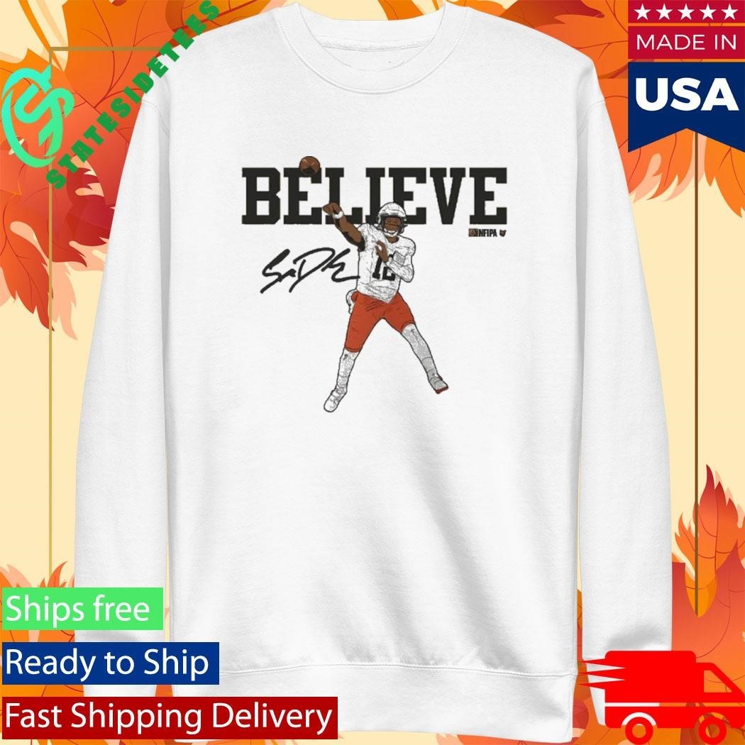 Shedeur Sanders Believe Cleveland Football Shirt
