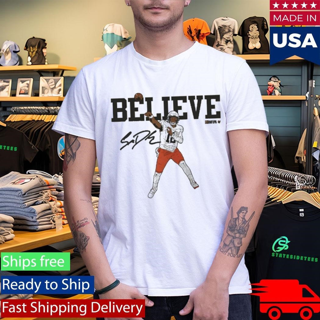 Shedeur Sanders Believe Cleveland Football Shirt
