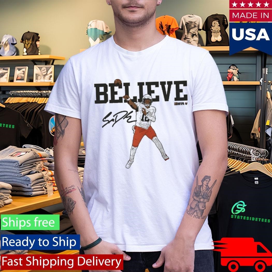 Shedeur Sanders Believe Cleveland Football Shirt