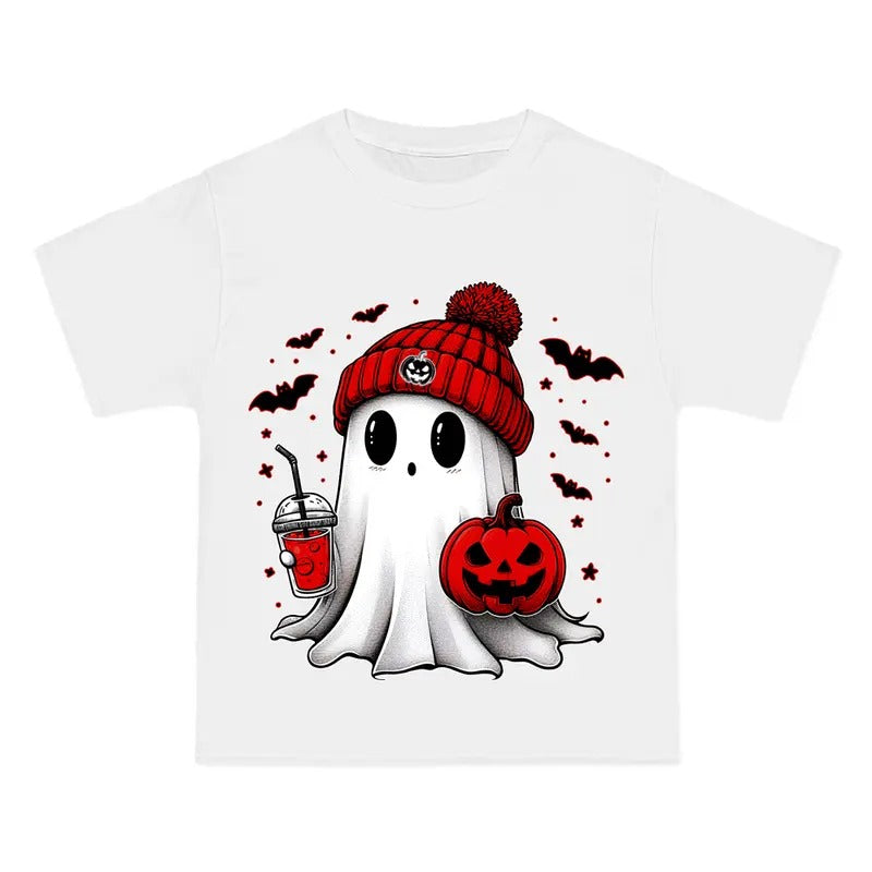 Shirt Featuring a Halloween Ghost Design Hoodie, Sweatshirt | UrbanDripWear.com