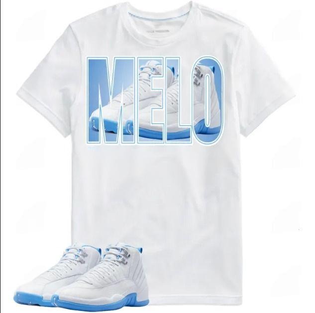 Shirt To Match AJ 12 Melo Blue, Graphic Tee,Best Gift Hoodie, Sweatshirt | UrbanDripWear.com