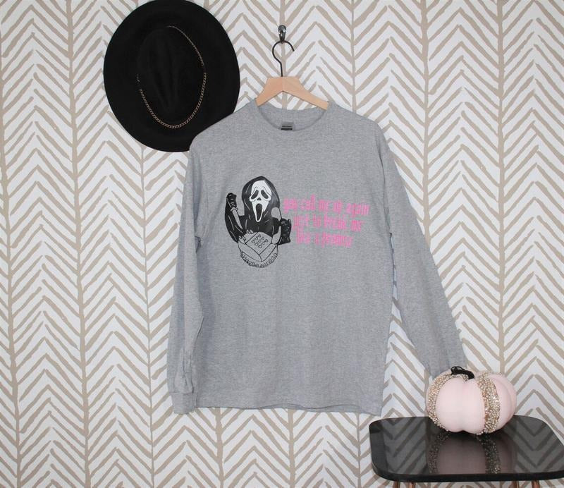All to Well Sweatshirt, Halloween Hoodie, Gift for Her, Women's Graphic Sweatshirt/Shirt, Ghost Face Shirt, Halloween...
