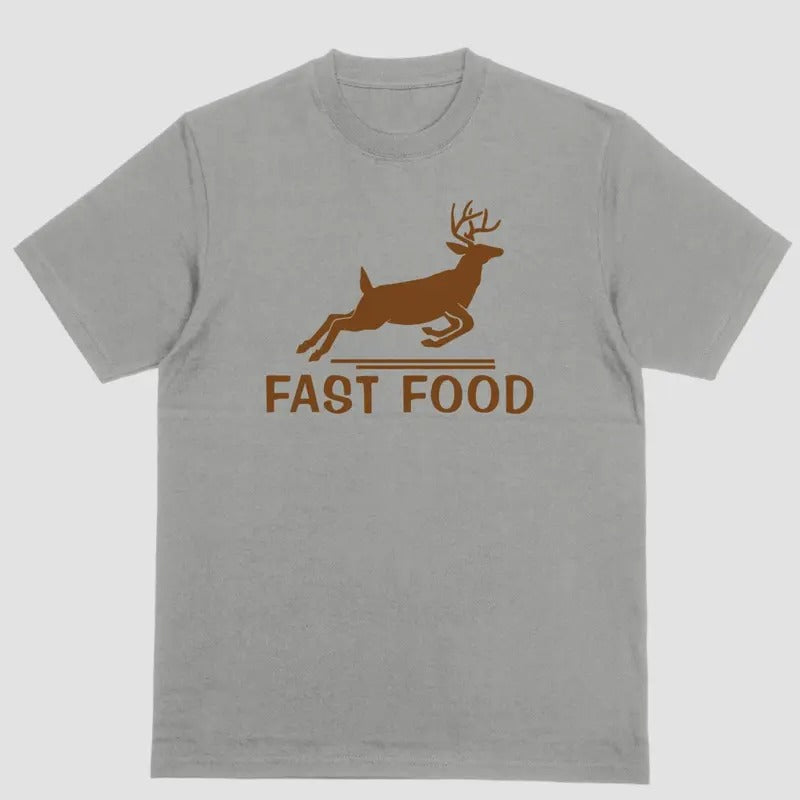 Short Sleeve Shirt - Fast Food Graphic T-Shirt, Unisex Cotton Top, Round Neck, Casual Style, Suitable for Men Hoodie,...