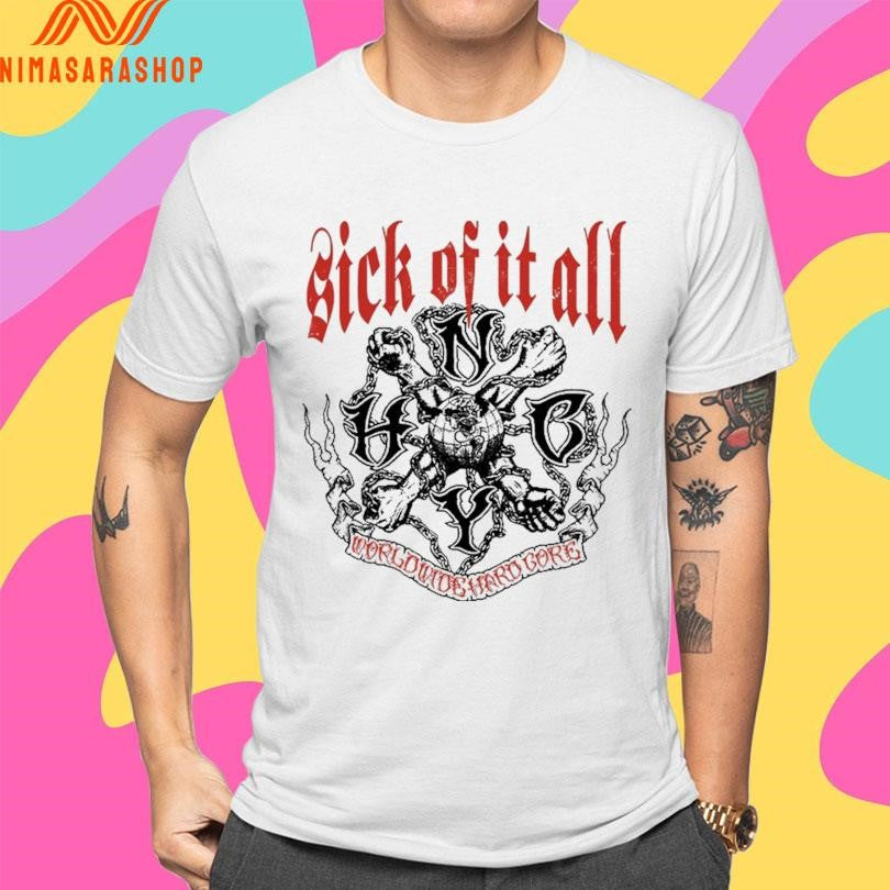 Sick Of It All World Wide Hard Core Shirts