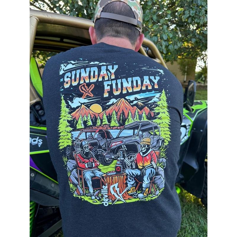 Side by Side UTV Sunday Funday tee shirt Polaris can-am rzr x3 ranger sceneclothing Hoodie, Sweatshirt | UrbanDripWear.com