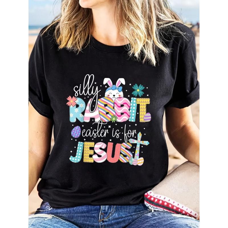 Silly Rabbit Easter Is For Jesus Cute Bunny Christian Faith T-Shirt, Women'S Clothing Hoodie, Sweatshirt | UrbanDripWear.com