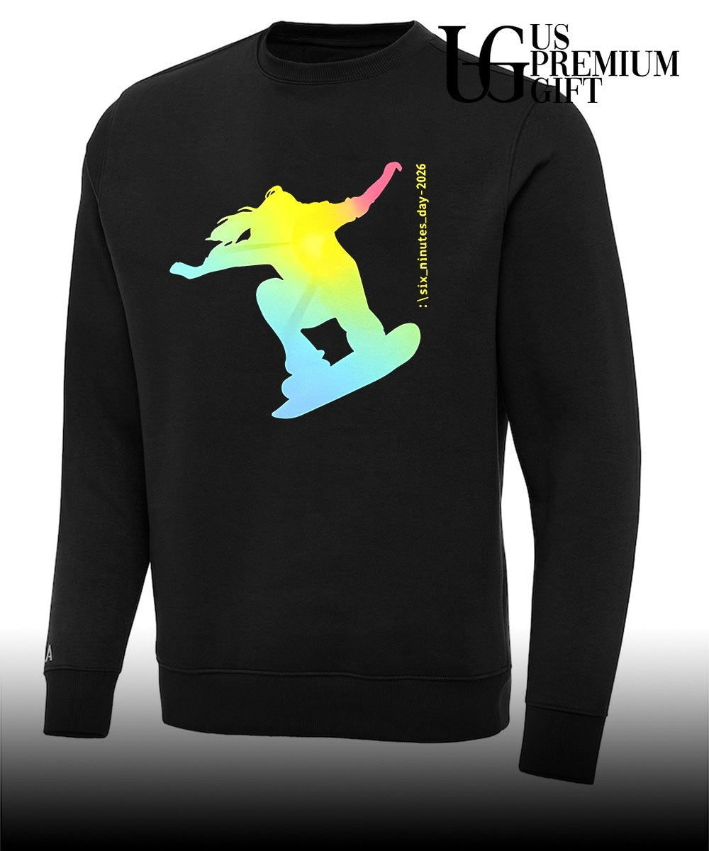 Six Minutes Day 2026 Snowboarder Snowboarding shirt