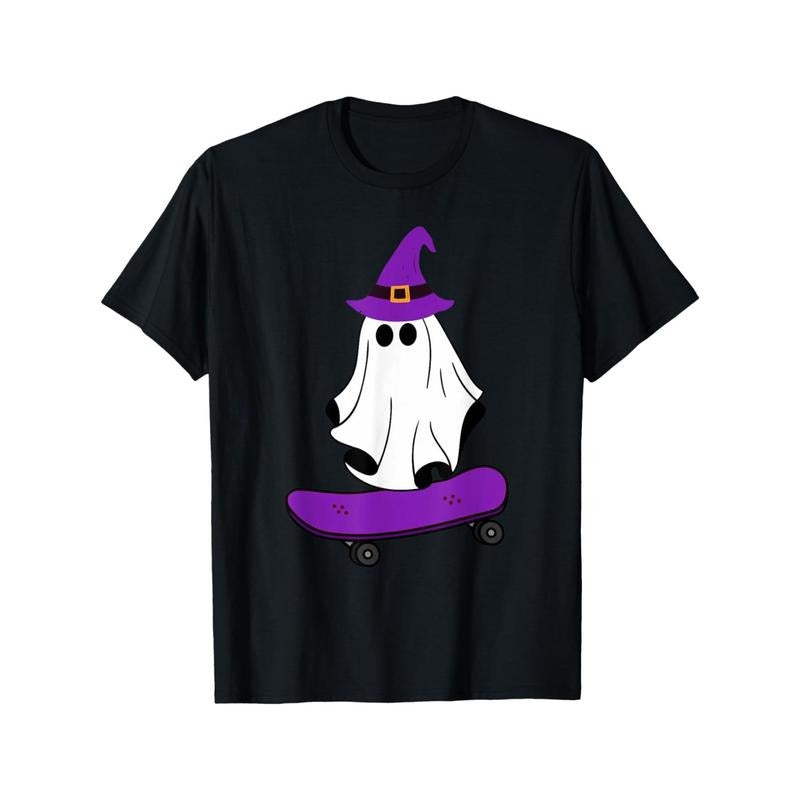 Skateboard Ghost Lazy Halloween costume skateboard T-shirt Made in USA Hoodie, Sweatshirt | UrbanDripWear.com