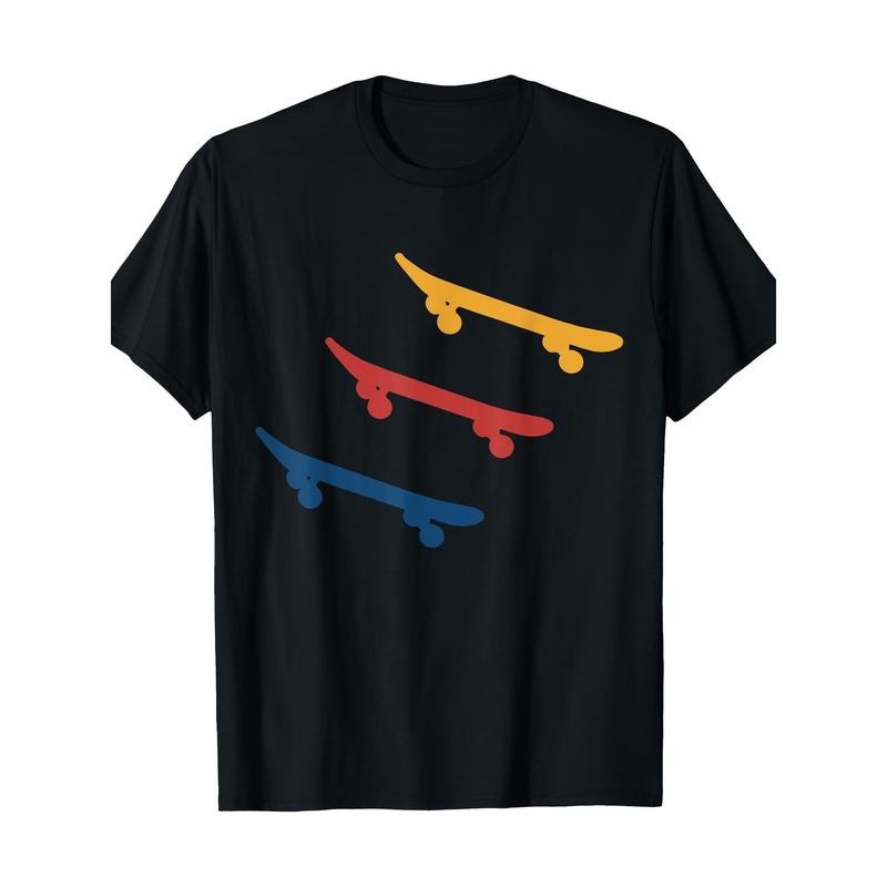 Skateboard Skateboard Skateboard T-shirt 100% cotton T-shirt Made in USA Hoodie, Sweatshirt | UrbanDripWear.com