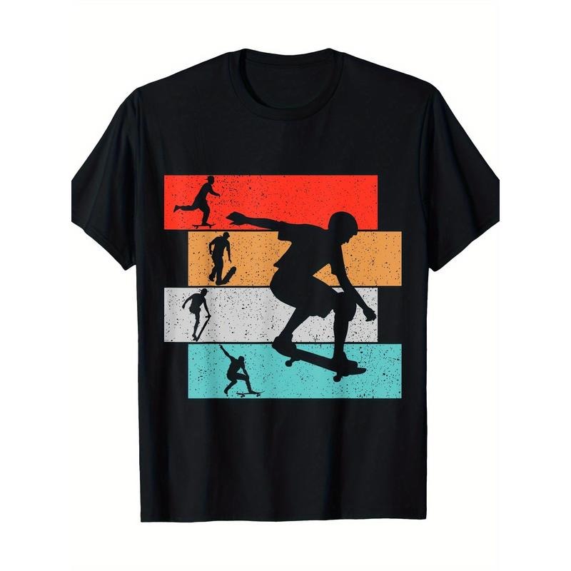 Skateboarder Retro Skateboard T-shirt 100% cotton T-shirt Made in USA Hoodie, Sweatshirt | UrbanDripWear.com