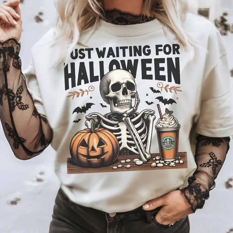 Skeleton  Halloween T-Shirt DRG, Retro halloween T-Shirt DRG, female skeleton T-shirt Hoodie, Sweatshirt | UrbanDripWear.com