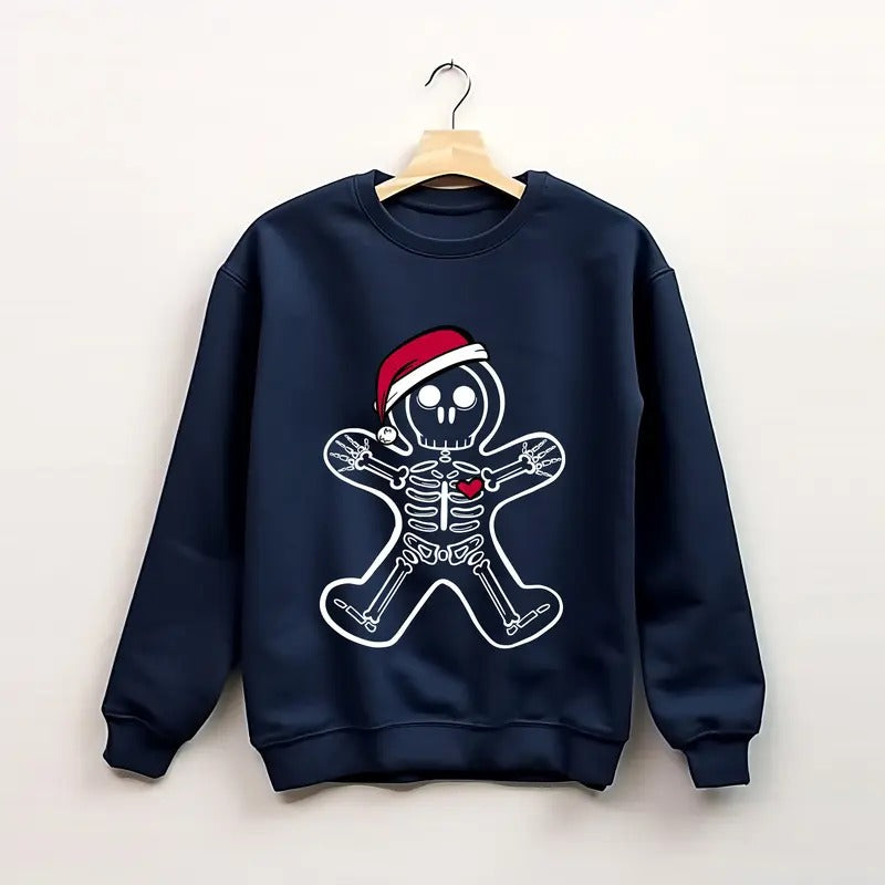 Skeleton Christmas Sweatshirt Merry Christmas Shirt Funny Christmas Gifts Christmas Skeleton Family Matching Shirt Santa...
