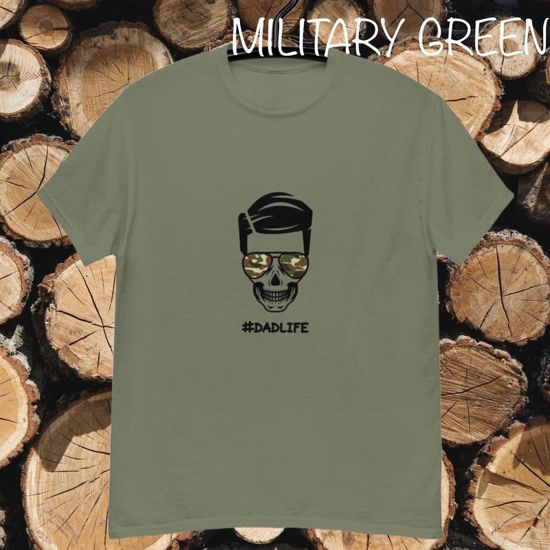 Skeleton Dad T-shirt Military Dad Skull Funny Skull Shirt Hoodie, T-shirt and sweater Sweatshirt | UrbanDripWear.com