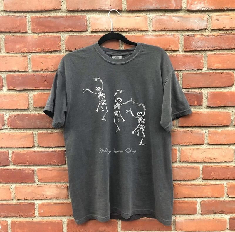 Skeleton Dancing Halloween Tee Shirt Latarshia Grant Hoodie, Sweatshirt | UrbanDripWear.com