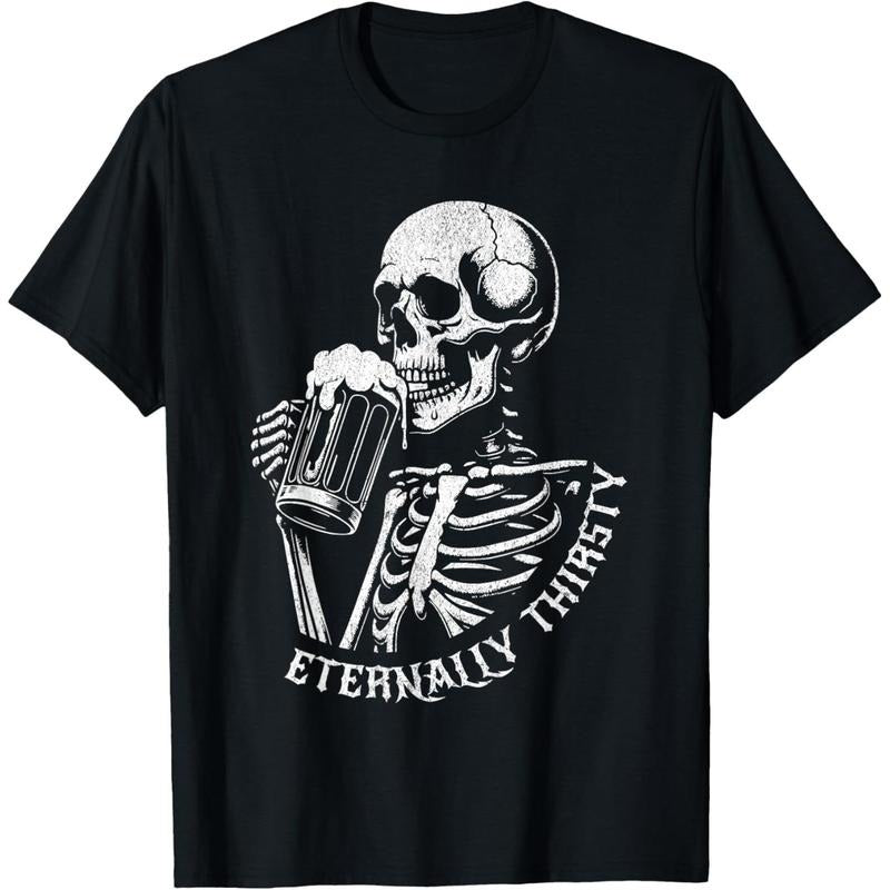 Skeleton Drink Beer Funny Craft Brew Dark Humor Skull Hops T-Shirt  made in us Hoodie, Sweatshirt | UrbanDripWear.com