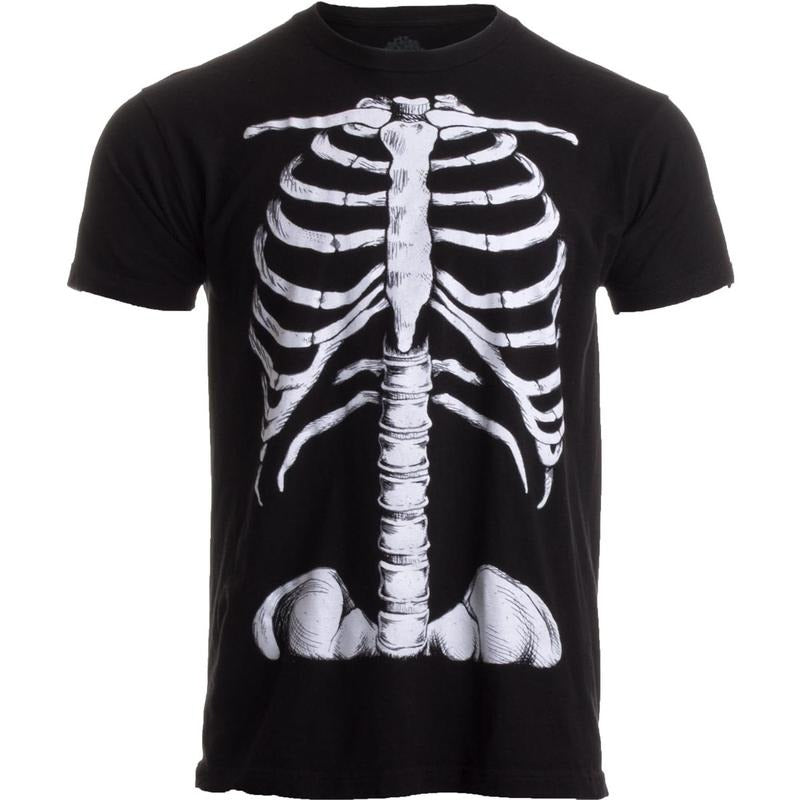 Skeleton Rib Cage | Jumbo Print Novelty Halloween Costume Unisex T-Shirt-Adult made in usa Hoodie, Sweatshirt