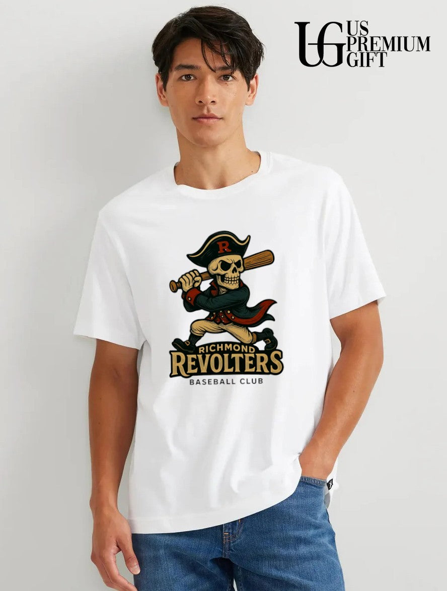 Skeleton Richmond Revolters Baseball shirt